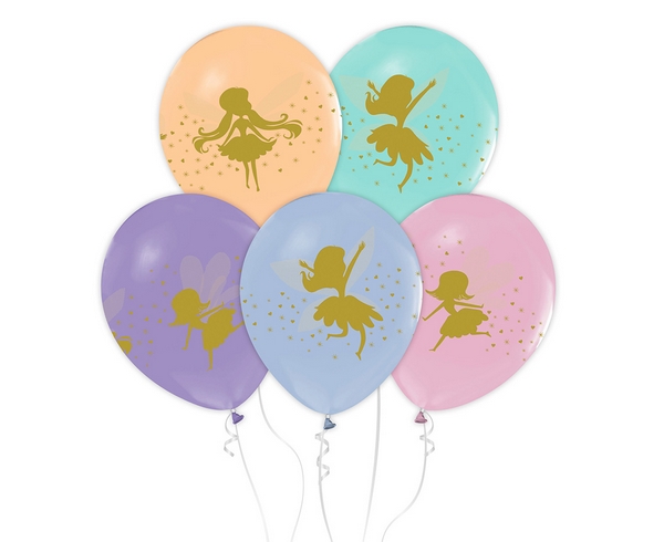 Balony Wróżki 12" 5szt GZ-WRO5 GoDan